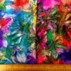 Bamboo Viscose Fabric Floral Cypress