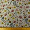 Bamboo Viscose Fabric Floral Savoy Roses Grey Mauve