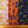 Bamboo Viscose Fabric Floral Dolly Mixture