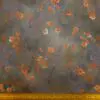 Chiffon Fabric Floral Copper Rose Grey Muted Mauve