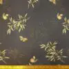 Chiffon Fabric Huckleberry Butterfly Brown Beige