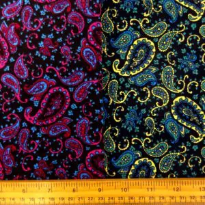 Corduroy Fabric Skinny Rib Paisley Perth