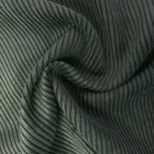 Corduroy Fabric Buttersoft 8 Wale Cord Dark Grey