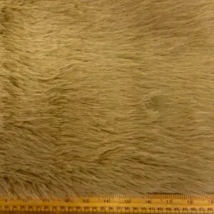 Faux Fur Fabric Thick And Fluffy Lions Mane Honey