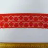 Flat Lace Trimming 75mm Wide Code 979 Red