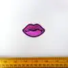 Sew On Motif Foil Lips Pink