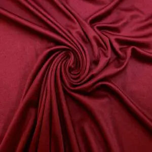 Jersey Fabric Polyester Silky Plain Classic Wine