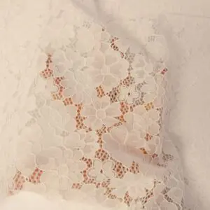 Lace Fabric Bridal Torrance Daisy Ivory