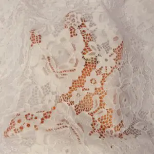 Lace Fabric Stretch Lace Bonny Floral Ivory