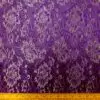 Lace Fabric On Satin Queen Shadows Purple Silver