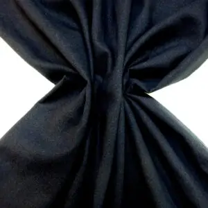 Linen Mix Fabric Classic Linen Blended With Bamboo Viscose Navy