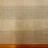 Linen Mix Fabric Suiting Badminton Checks Natural Grey