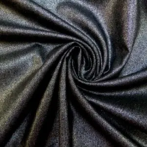 Linen Fabric Suiting With Foil Evening At The Ritz Black Silver