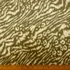 Satin Fabric Soft Doodles Green Grey