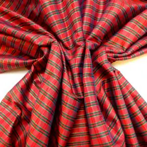 Polyester Fabric Taffeta Absolutely Christmas Red Green