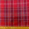 Suiting Fabric Tartan With Gold Thread Mrs Noo Red