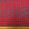 Tartan Fabric Brushed Flannel Check Rufus Hogwart Red