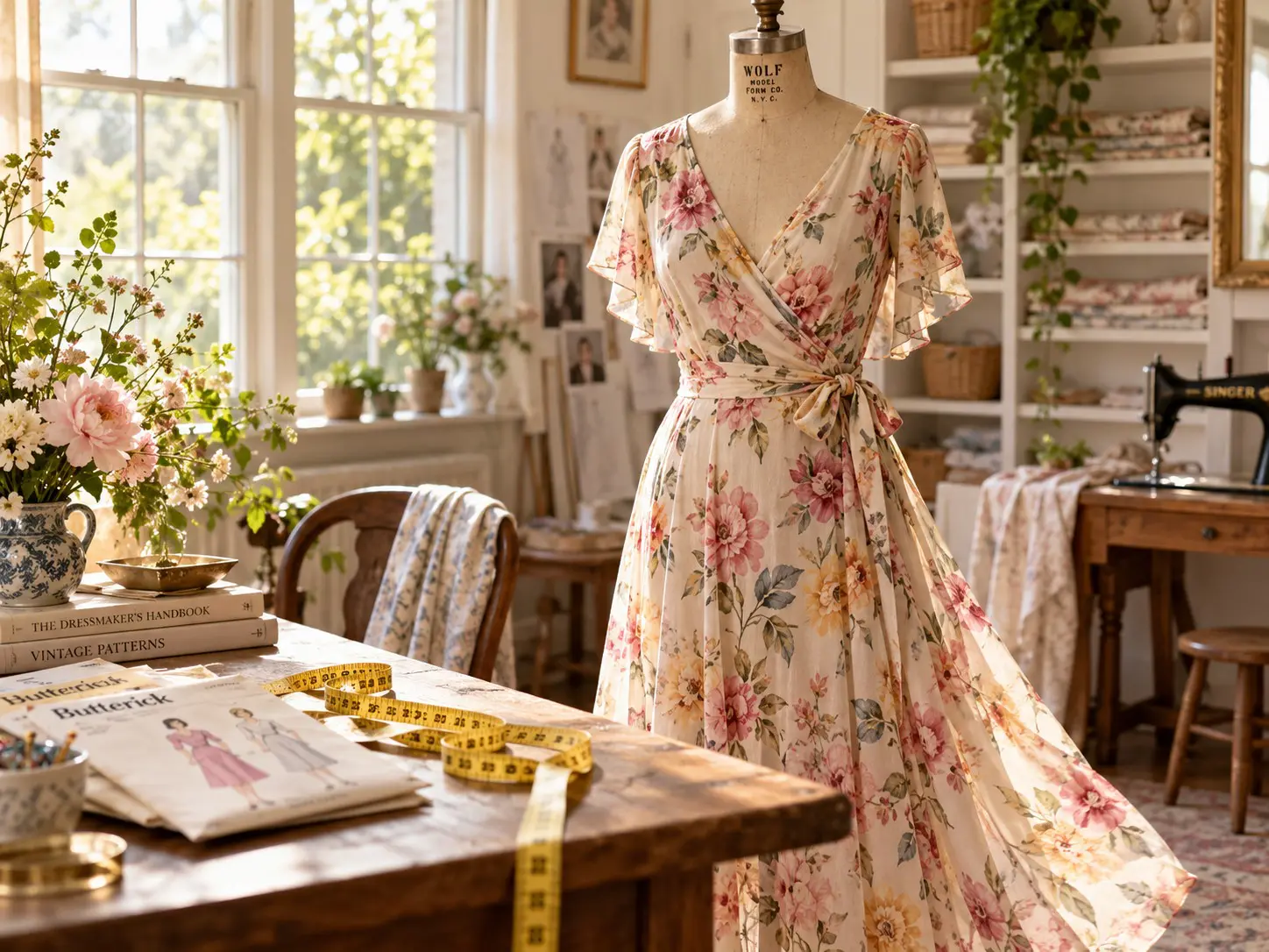 Sewing a floaty dress