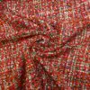 Suiting Fabric Bouclé Faux Chanel Sloan Ranger Red