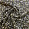 Suiting Fabric Bouclé Faux Chanel Sloan Ranger Mustard Black