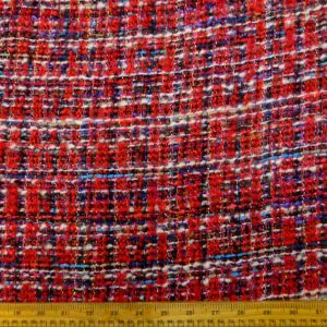 Suiting Fabric Bouclé Faux Chanel Sloan Ranger Grenadier