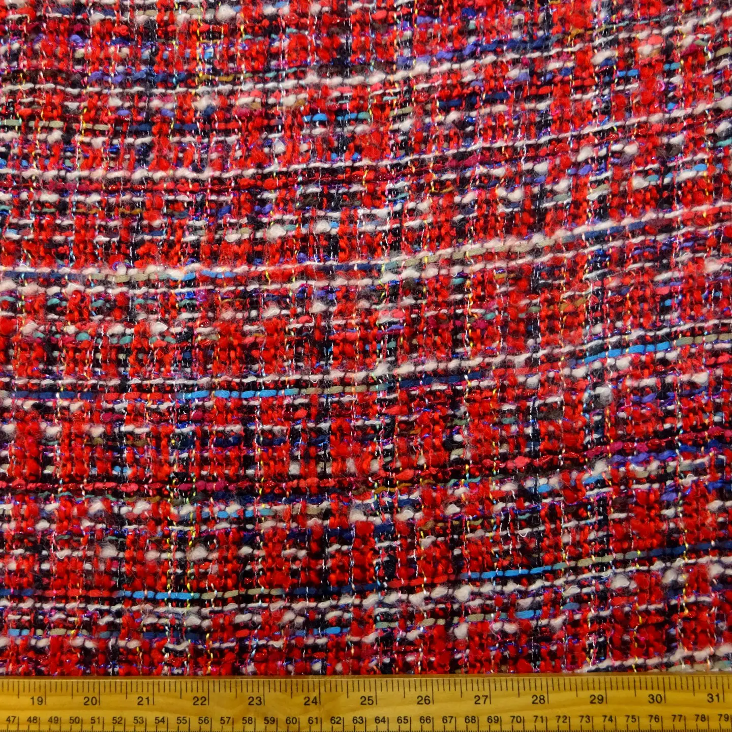 Suiting Fabric Bouclé Faux Chanel Sloan Ranger Grenadier
