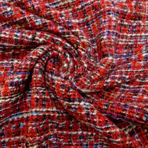 Suiting Fabric Bouclé Faux Chanel Sloan Ranger Grenadier