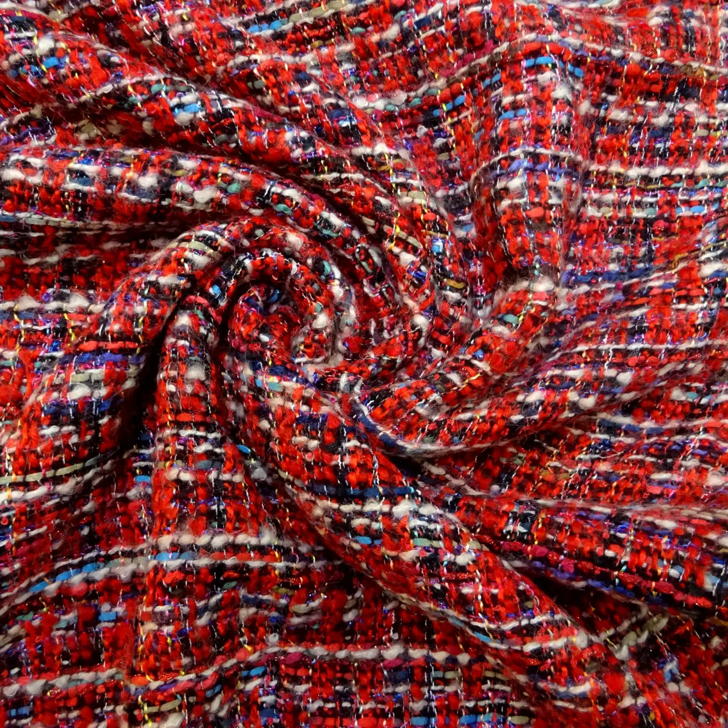 Suiting Fabric Bouclé Faux Chanel Sloan Ranger Grenadier