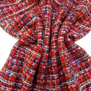 Suiting Fabric Bouclé Faux Chanel Sloan Ranger Grenadier