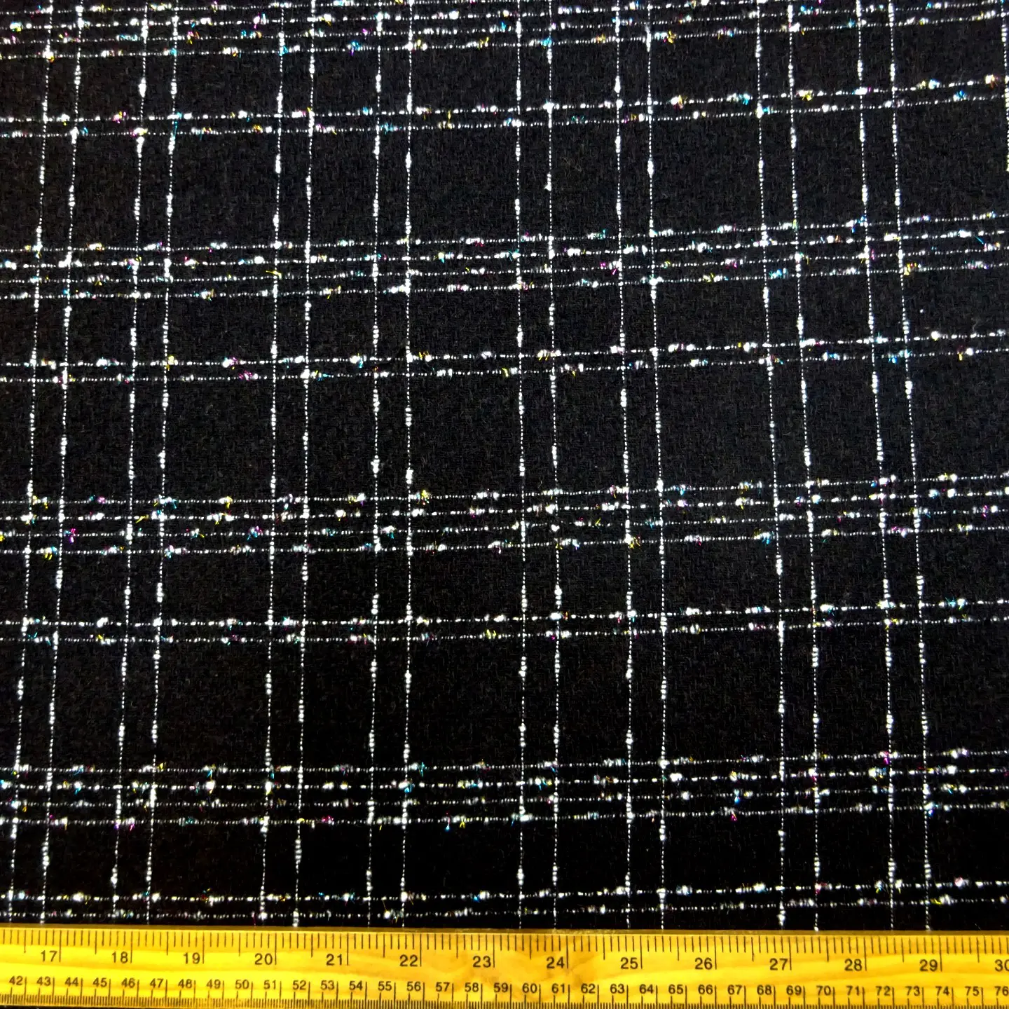 Suiting Fabric Bouclé Chocolate Plums