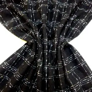 Suiting Fabric Bouclé Chocolate Plums