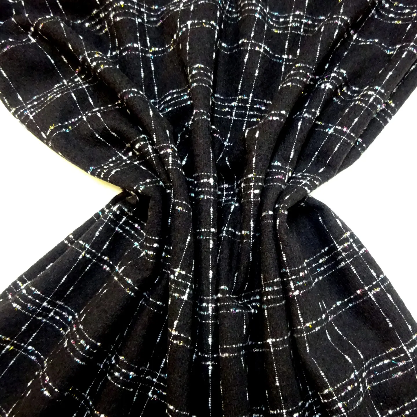Suiting Fabric Bouclé Chocolate Plums