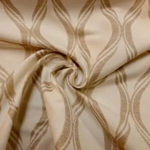 Curtain Fabric Tonga Toffees Ivory Taupe