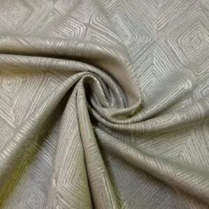 Curtain Fabric Diamond Prisms Silvery Silver