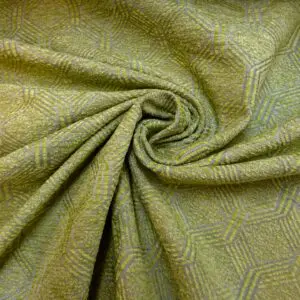 Curtain Fabric Upholstery Fine Chenille Block Busters Apple Green