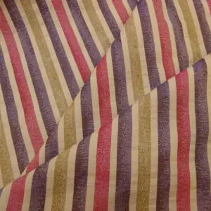 Curtain Fabric Carnival Stripes Cerise Purple