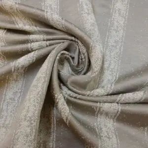 Curtain Fabric Victorian Stripes Grey