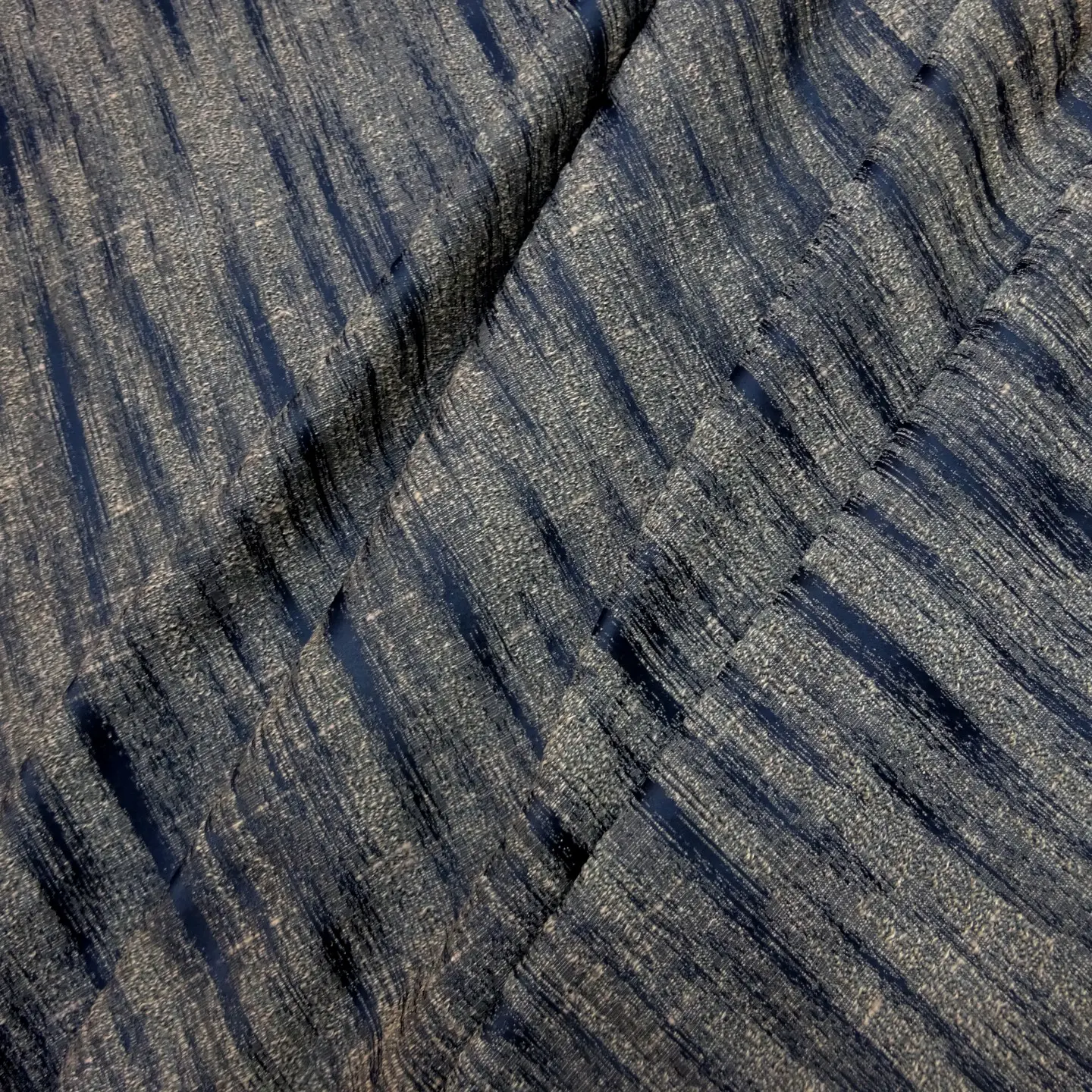 Curtain Fabric Winters Night Blue