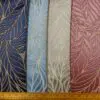 Curtain Fabric Beaumont Cuban Satin Leaves