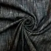 Denim Fabric Distressed With Elastane Black