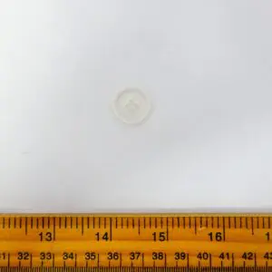 Buttons 18mm Clear 4 Hole Flat Code D237