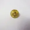 Button 18mm Shanked Wheat Gold Code Jam
