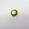 Button 18mm Shanked Sun Gold White Code Jam