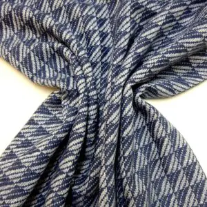 Jacketing Fabric Mont Blanc Navy Silver