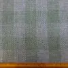 Jacketing Fabric Watercress Checks Green Ivory