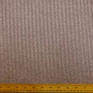 Jersey Fabric Ribbed Knit Marl Salmon Mousse