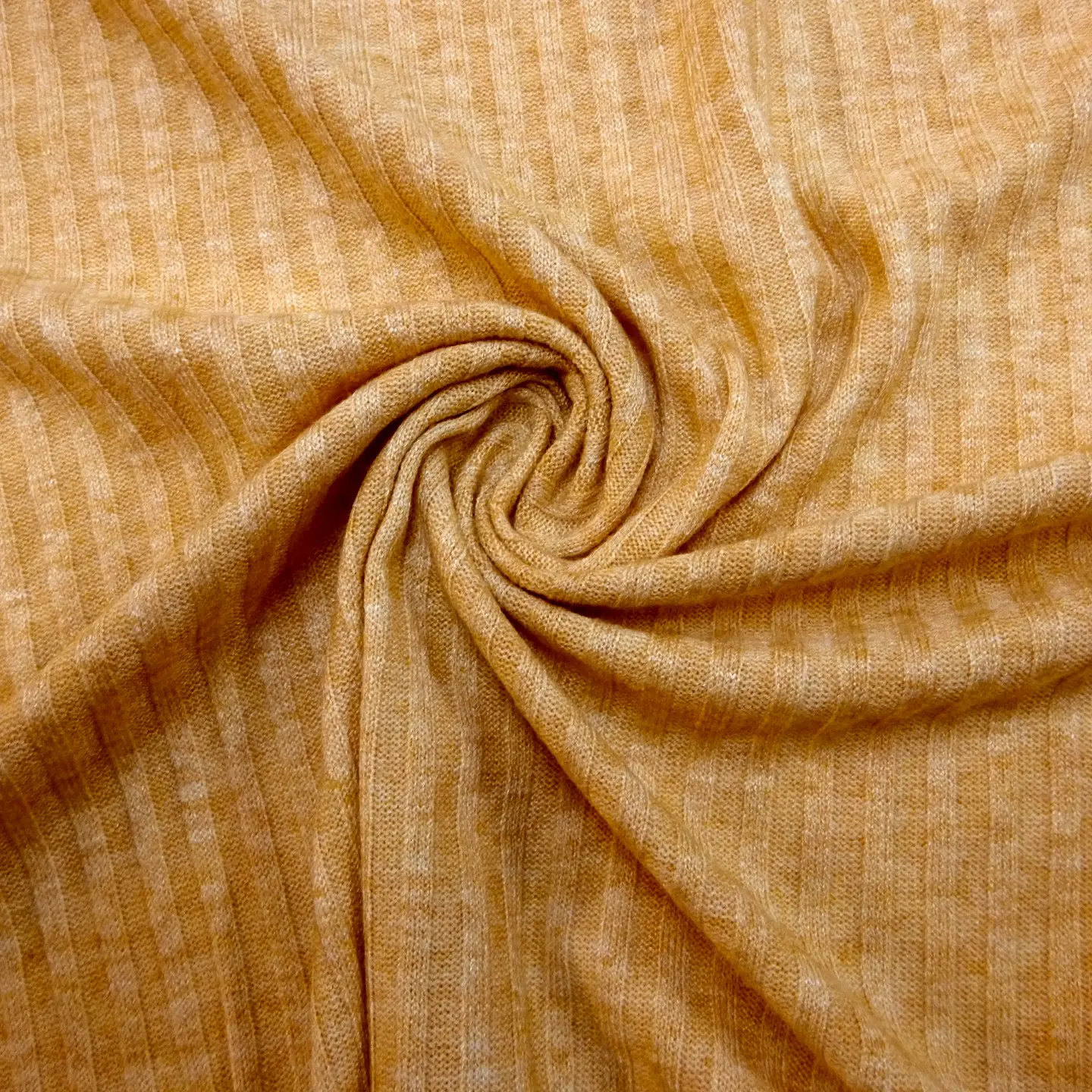 Jersey Fabric Ribbed Knit Sweet Honey