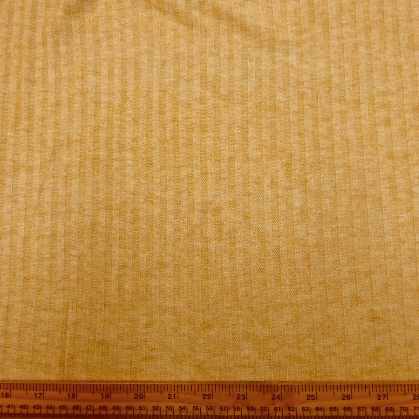 Jersey Fabric Ribbed Knit Sweet Honey