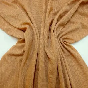 Jersey Fabric Glitter Honeycomb Gold