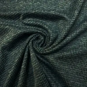 Jersey Fabric Ponte Roma Skirt Weight Dog Tooth Brussels Green